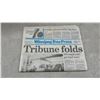 Image 11 : Final Publication of Winnipeg Tribune Newspaper Aug 27 1980, TV Times Magazines, Carrier Bag
