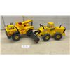 Image 1 : Tonka Mighty Turbo-Diesel Tow Wrecker and Mighty Diesel Front-End Loader Toys