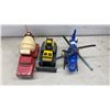Image 2 : Tonka Cement Mixer Truck, Bulldozer, and Police Helicopter Model 90355