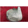 Image 5 : Soapstone Loon Carving 8 1/2" and Serpentine Curled Animal Figure Signed WWS 04