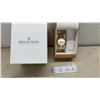 Image 1 : Philip Stein 32ARGWAGS-SN Gold-Tone Chronograph Watch with Box