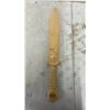 Image 3 : 4-Vintage Hand Carved, Burned & Painted Wood Daggers
