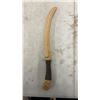 Image 5 : 4-Vintage Hand Carved, Burned & Painted Wood Daggers