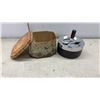 Image 5 : Vintage Cigarette Spinner Push Down Ashtray, Repeater Tobacco Tin, Tea Tin and More