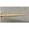 Image 7 : Set of Five Vintage Hand-Carved, Burned, and Painted Wood Daggers
