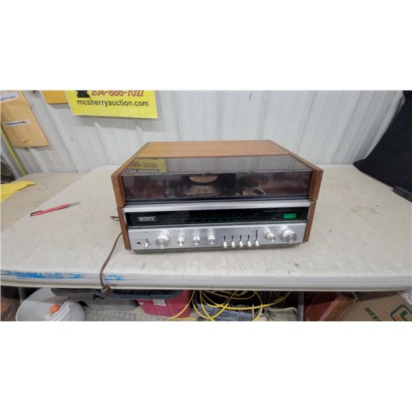 Sony HP-60A Stereo Music System with Turntable and AM/FM Receiver
