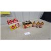 Image 1 : Vintage Coca-Cola One-Way Bottle Six-Pack Carrier and Schmidt Beer Bottles
