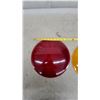 Image 4 : Red and Amber Round Replacement Glass Lens Railway,12" Diameter