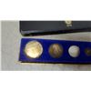 Image 2 : 1967 Royal Canadian Mint Centennial Coin Set in Blue Velvet Display Case 1 Missing