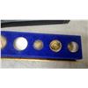 Image 3 : 1967 Royal Canadian Mint Centennial Coin Set in Blue Velvet Display Case 1 Missing