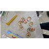 Image 11 : Collection of Vintage Plastic Cocktail Swizzle Sticks, Stirrers, Bottle Caps, and More