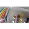 Image 8 : Collection of Vintage Plastic Cocktail Swizzle Sticks, Stirrers, Bottle Caps, and More