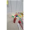 Image 9 : Collection of Vintage Plastic Cocktail Swizzle Sticks, Stirrers, Bottle Caps, and More
