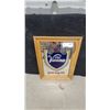Image 1 : Old Vienna Lager Beer Advertising Mirror in Wood Frame, "Just Say OV" Slogan 11 x 14"