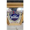 Image 2 : Old Vienna Lager Beer Advertising Mirror in Wood Frame, "Just Say OV" Slogan 11 x 14"