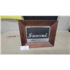 Image 1 : Sansui QS 4-Channel Stereo Promotional Display Plaque with Wooden Frame16.6 x 13" Hang Oe Easle