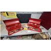 Image 1 : Two Red Metal Toolboxes with Plumbing Supplies, Fittings, Odd Tools and More