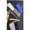 Image 3 : Ace Hard Rubber Comb Model 458, Straight Razors, Barber's Dry Honing Stone, and More