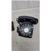 Image 2 : Vintage Western Electric Model 500 Black Rotary Telephone and Labeler