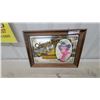Image 1 : Olympia Beer "It's the Water" Advertising Bar Mirror in Wood Frame 21 x 15"