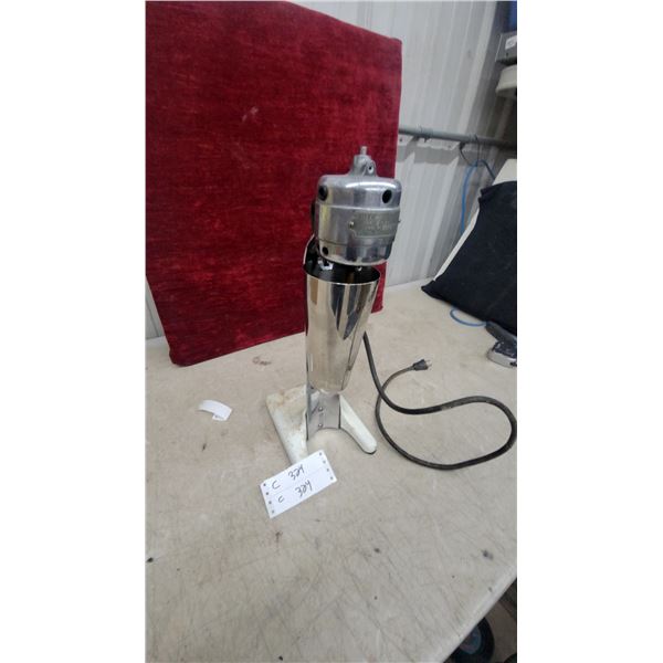 Gilchrist Commercial Drink Mixer, Single Spindle with Stainless Steel Cup