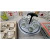 Image 4 : Martini Brand Vintage Drinking Set with Six Fire Truck Glasses and More Barware