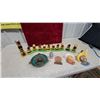 Image 1 : Vintage Chalkware Wall Plaques and Native American Themed Figurines and More