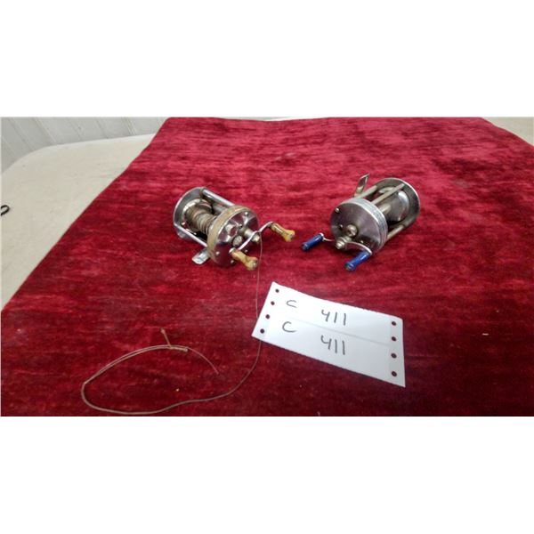 Two Vintage South Bend 450 and Shakespeer True blueConventional Fishing Reels