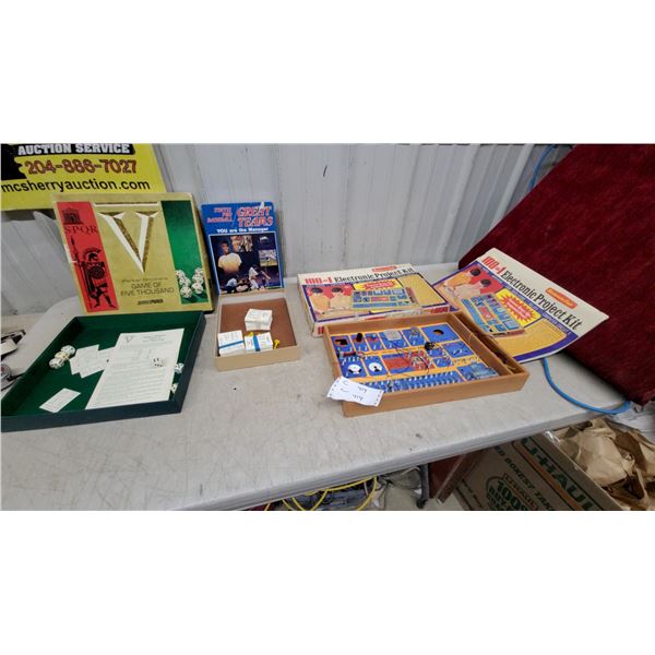 Science Fair 100-in-1 Electronic Project Kit Model ST-141 with Original Box and Board Badeball Game
