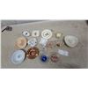Image 1 : Collection of Vintage Advertising Ashtrays, Aladdin Las Vegas, Phillips 66, and More
