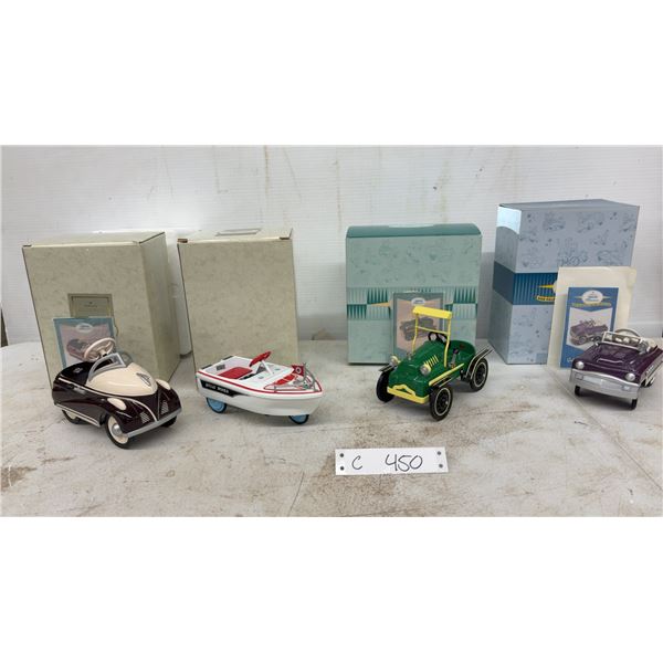 Hallmark Keepsake Pedal Car Classics Collection Including Elwood Zephyr and More