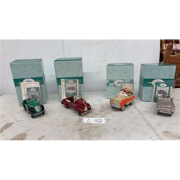 Hallmark Kiddie Car Classics 1941 Steelcraft Roadster, 1937 Garton, 1949 Kidillac, and More