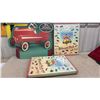 Image 1 : Hallmark 1940 Gendron Red Hot Roadster Pedal Car Display and Kiddie Car Classics Posters