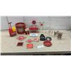 Image 1 : Coca-Cola Collectibles Lot: Ice Bucket, Condiment Caddy, Salt and Pepper Shakers, and More