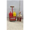 Image 2 : Coca-Cola Collectibles Lot: Ice Bucket, Condiment Caddy, Salt and Pepper Shakers, and More