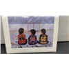 Image 4 : T. Richard "The Great Ones" Hockey Art Print Featuring Lindros, Gretzky, and Lemieux, 8 1/2 x 10