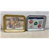 Image 2 : Lot of Four Coca-Cola Metal Serving Trays Including 1984 Gathering Place and More