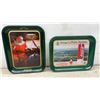 Image 4 : Lot of Four Coca-Cola Metal Serving Trays Including 1984 Gathering Place and More