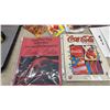 Image 2 : Coca-Cola Memorabilia Collection with 1996 Catalog, Pennants, Postcards, Coke Club Info and More