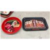 Image 4 : Collection of Five Coca-Cola Advertising Serving Trays Including Sundblom Santa
