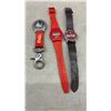 Image 9 : Coca-Cola Memorabilia Collection with Polar Bears, Watches, Pins, CD Holder, and More
