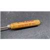Image 3 : Vintage Coca-Cola Ice Pick with Wooden Handle and Metal Ice-Crushing Prongs, 8 1/2"