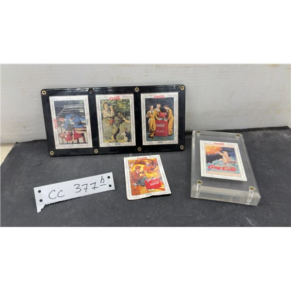 Coca-Cola Collection Series 2 Trading Cards in Display Frames