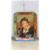 Image 3 : Vintage Coca-Cola Metal Serving Trays, Menu Girl, Coke Is It, and Harvest Scene
