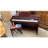 Image 1 : Adagio KDP-8826 Digital Piano with Matching Bench and Manual 55-1/2 x 20-1/2 x 34-1/2