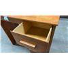 Image 4 : Wooden Single Pedestal Desk with Four Drawers 34 x 18 x 30