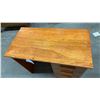 Image 5 : Wooden Single Pedestal Desk with Four Drawers 34 x 18 x 30