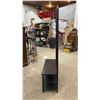 Image 5 : Black Metal Hall Tree with Coat Hooks, Bench Seat, and Perforated Shoe Storage Shelves 35-1/2 x 15
