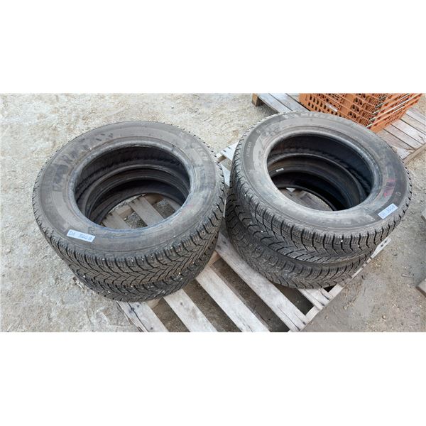 Michelin Primacy 225/65R17 and X-Ice Studless Winter Tires, Set of Four