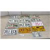Image 1 : Collection of Vintage Manitoba License Plates, 1957 to 1990s, and More